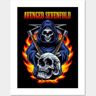 SEVENFOLD AVENGED BAND Posters and Art